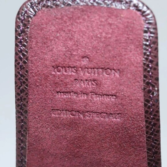 LOUIS VUITTON Taiga Dog Solo Pen Case Acajou LV Auth bs24147 - Picture 9 of 16